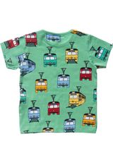 Villervalla T-Shirt Straßenbahnen gruen 104 - 1