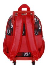 Marvel The Avengers Almighty-Small 3D Backpack with Wheels Rucksack 34x26x13 cm rot Onesize Kinder - 3