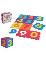 Happy People 10 Teile Puzzlematte Zahlen 32x32 cm 10+ Monate bunt - 0