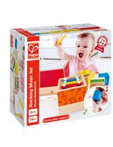 Hape 6 Teile Stapelturm Holz 12,4x13,9x12,5 cm 18+ Monate bunt - 1