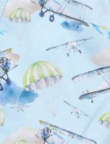 NINI Wickelbody Flugzeug blau - 3