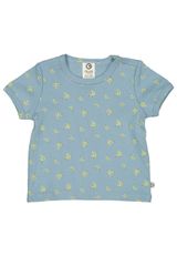 Müsli by Green Cotton Babyshirt Alloverprint blau 80 - 0