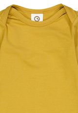 Müsli by Green Cotton Langarmbody Unifarben gelb 86 - 2