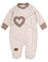 Baby Sweets Grenouillère Cœurs Beige Naissance (56 cm) - 0