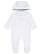 Rock A Bye Baby Boutique Combinaison Ours blanc Blanc - 0