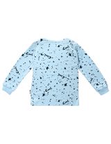 Baby Sweets 2 Teile Schlafanzug Cool Lieblingsstücke Klecks blau 116 (5-6 Jahre) - 2