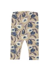 Müsli by Green Cotton Babyleggings Blumen beige 56 - 1