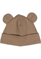 Müsli by Green Cotton Babymütze Unifarben braun 56/62 - 0