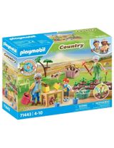 Playmobil 69 Teile PLAYMOBIL® Idyllischer Gemüsegarten bei den Großeltern Country 16x8x4,5 cm 4+ Jahre bunt - 1