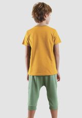 T-shirt&Capri Shorts Set gelb 104 - 7