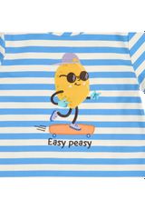 Green Cotton T-Shirt blau 86 - 2