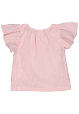 Müsli by Green Cotton Babyshirt Streifen rosa 74 - 1