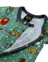 Villervalla Strampler Sternzeichen grün - 2