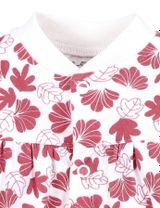 NINI Grenouillère Floral Rouge - 1