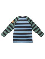 Villervalla Langarmshirt Sterne Streifen blau blau 128 (7-8 Jahre) - 1