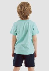 Denokids Unifarben blau 104 - 8