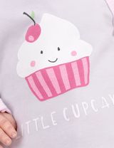 Baby Sweets 2 Teile Set Little Cupcake grau 9-12 Monate (80) - 5
