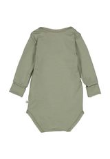 Müsli by Green Cotton Langarmbody Unifarben gruen 62 - 1