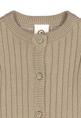 Müsli by Green Cotton Babystrickjacke Unifarben beige 74 - 2