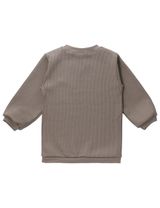 MaBu Kids Pullover Cute Nice, Wild & Cute Waffelpiqué taupe 122 (6-7 Jahre) - 1