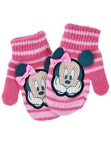 Disney Handschuh Minnie Mouse Streifen rosa - 0