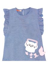Denokids Unifarben blau 92 - 1