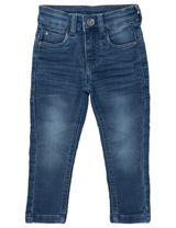 MaBu Kids Jeans Knit blau 128 (7-8 Jahre) - 0