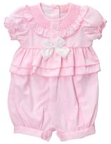 Rock A Bye Baby Strampler Schleife rosa - 0