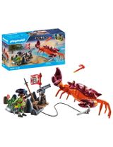 Playmobil 26 Teile PLAYMOBIL® Kampf gegen die Riesenkrabbe Pirates 10x10,5x8,5 cm 4+ Jahre bunt - 0