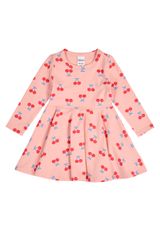 Green Cotton Langarmkleid multicolor 86 - 0