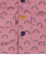 Lilly + Sid Regenjacke Regenbogen Wasserdicht (8000mm) altrosa 104/110 (4-5 Jahre) - 2