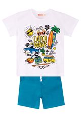 Denokids Print blau 104 - 0