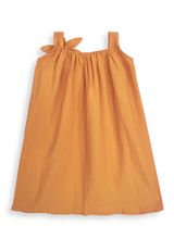 Denokids Kleid Unifarben gelb 140 - 1