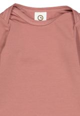 Müsli by Green Cotton Langarmbody Unifarben rosa 80 - 2