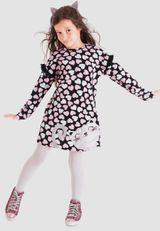 Denokids Silver Cat Kleid Mädchen schwarz 110 - 3