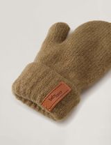 BabyMocs Handschuhe Fleece dunkelbraun Onesize Kinder - 1