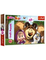 Masha and the Bear 60 pièces Puzzle Macha et l'Ours 4+ ans Multicolore - 0