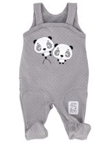 Baby Sweets 2 Teile Set Panda Lieblingsstücke Punkte weiß 56 (Neugeborene) - 2