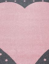 Teppich Herz Punkte rosa 160x230 - 2