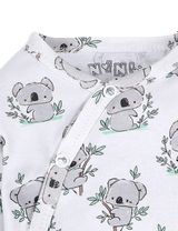 NINI Wickelbody Koala weiß 56 (Neugeborene) - 1