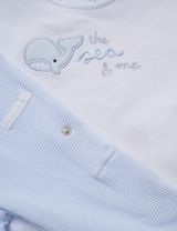 Rock A Bye Baby Boutique 2 pièces Ensemble Baleine Blanc - 4