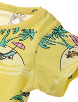 Villervalla T-Shirt Surfende Tiere gelb 128 (7-8 Jahre) - 2