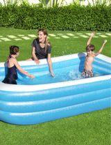 Bestway Familienpool 3-Ring Wasserkapazität: 1161 Liter 305x183x56 cm 6+ Jahre blau - 4