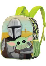 Star Wars The Mandalorian Eyes-Small 3D Rucksack 31x26x11 cm gruen gruen Onesize Kinder - 0