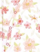 NINI Wickelbody Blume weiß 56 (Neugeborene) - 3