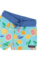 Villervalla Shorts Früchte hellblau 140 - 2