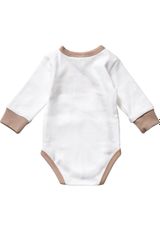 NINI Body Langarmbody mehrfarbig weiss 68 (6 Monate) - 1