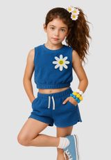 Denokids Unifarben blau 140 - 6