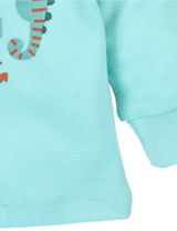 NINI T-shirt à manches longues Faune Marine Bleu - 3