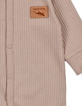 Lagarto Verde Strampler Eidechse Gerippt beige 80 (9-12 Monate) - 2